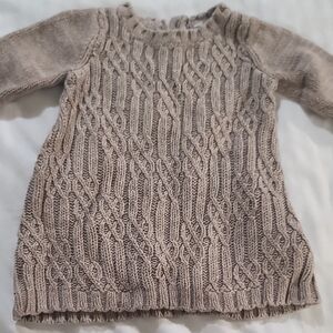 Old Navy Cable Knit Sweater Dress - Brown